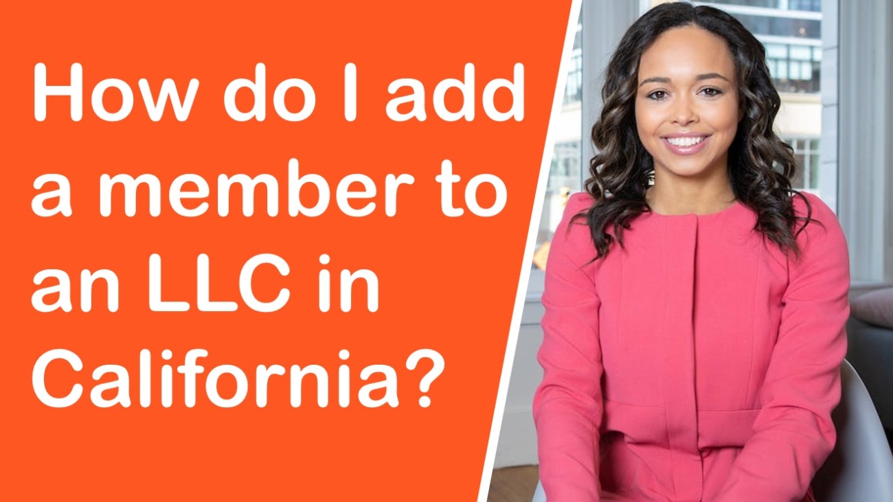 How do I add a member to an LLC in California