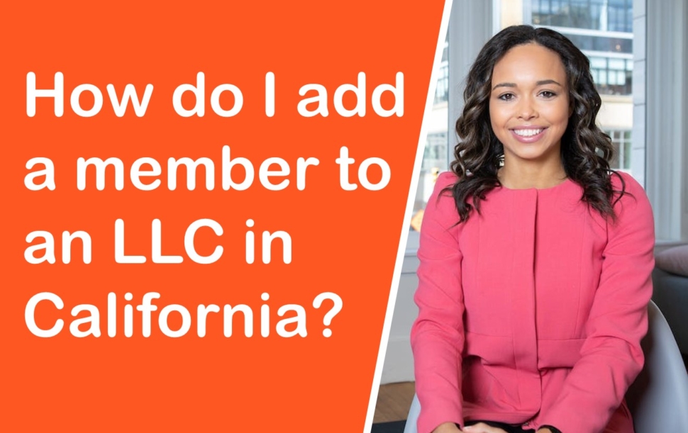 How do I add a member to an LLC in California