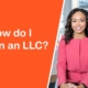 How do I run an LLC