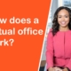 How does a virtual office work?