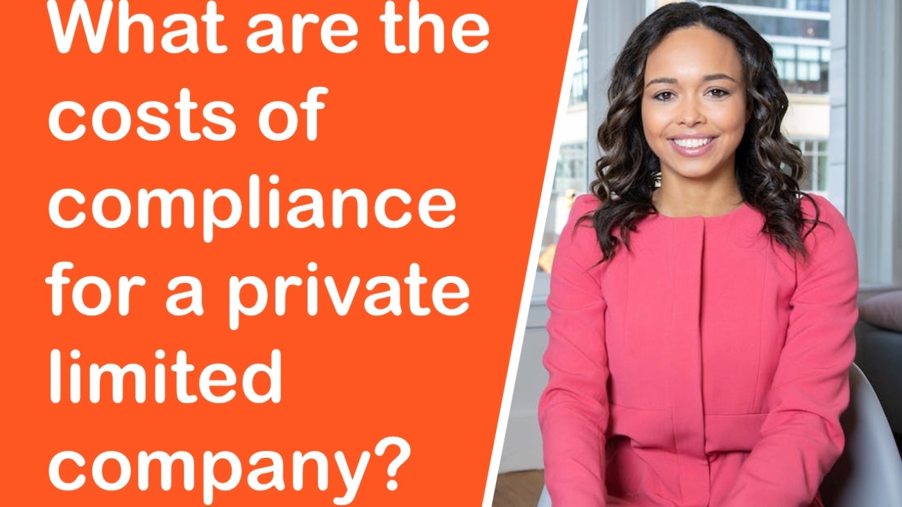 What are the costs of compliance for a private limited company?