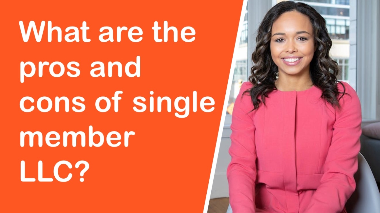 What are the pros and cons of single member LLC