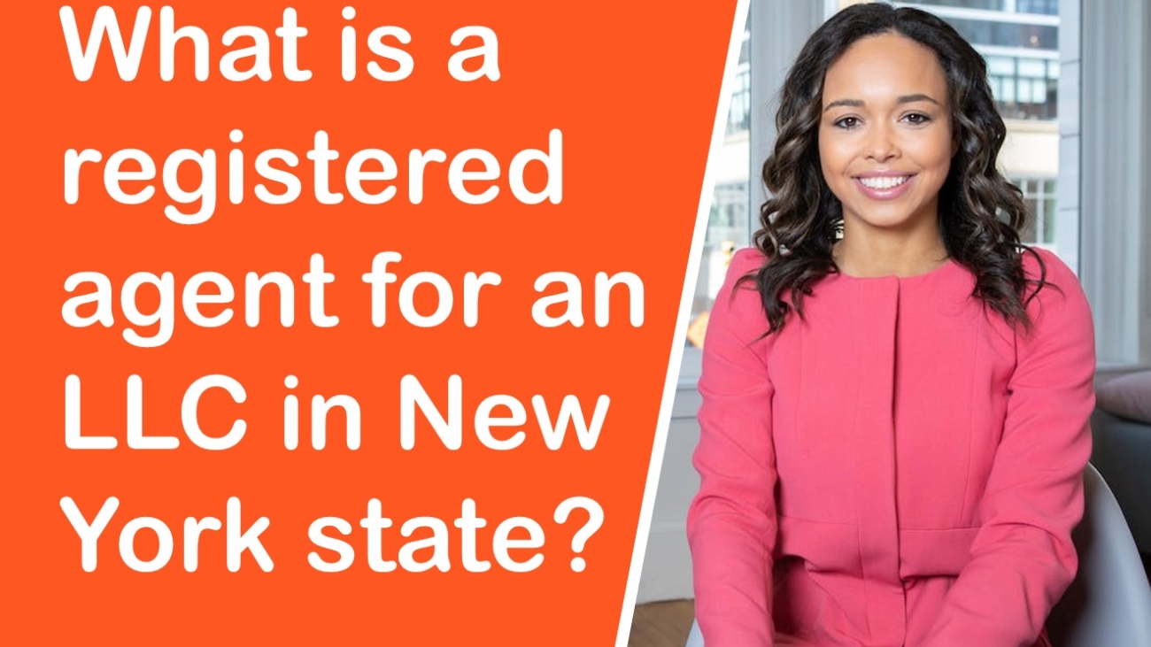 What is a registered agent for an LLC in New York state?