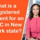 What is a registered agent for an LLC in New York state?